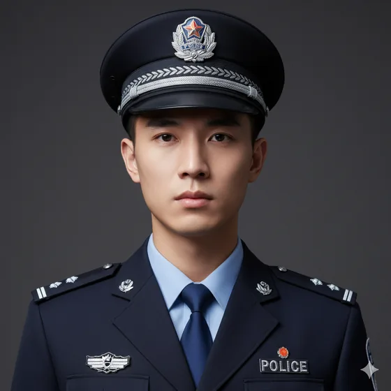 Police officer — AI-generated portrait example 2