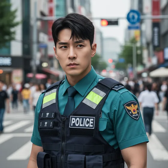 Police officer — AI-generated portrait example 3