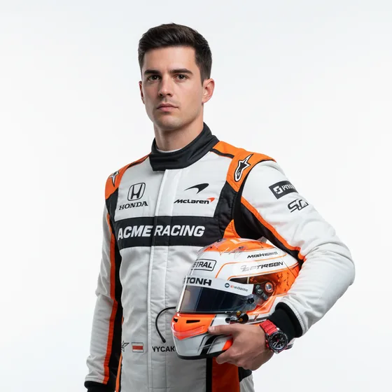 Racing driver — AI-generated portrait example 1